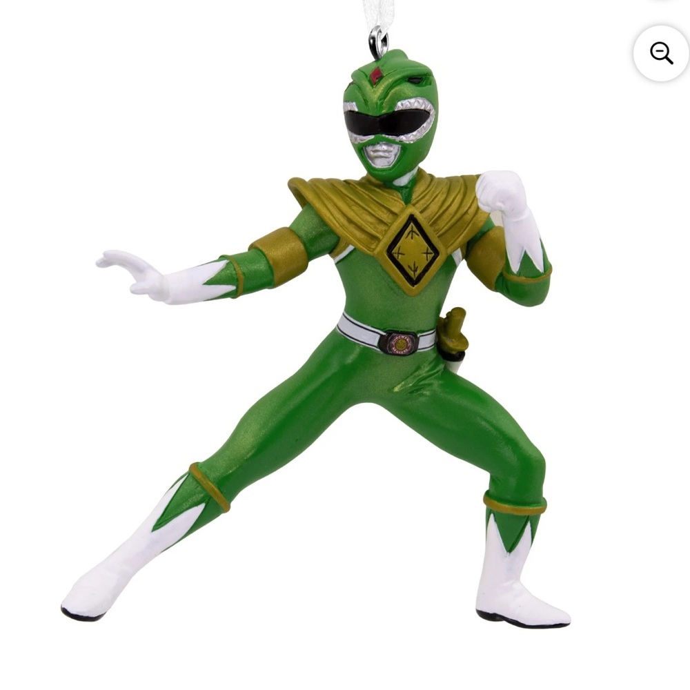 Hallmark Hasbro Power Rangers Green Ranger Christmas Ornament 2023 NEW In Box